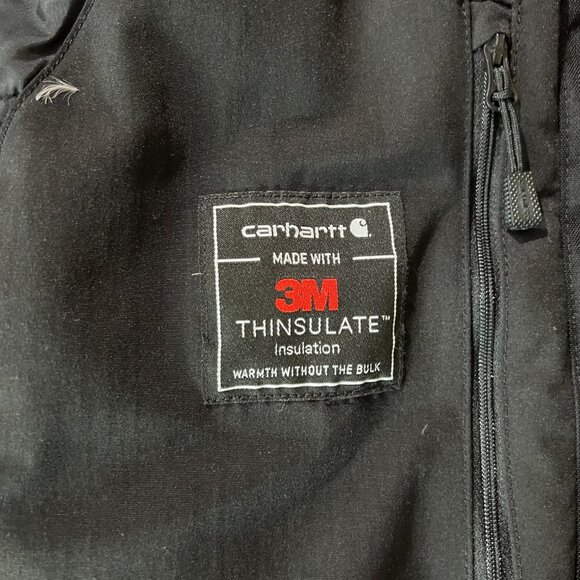 Carhartt Men's L Large Black Yukon Extremes Insulated Active Jacket - Picture 9 of 10